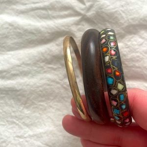 Trio of Bangle Bracelets